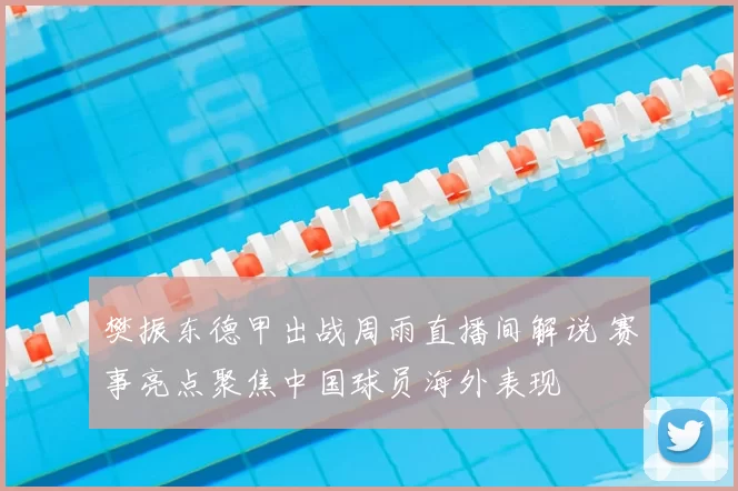 樊振东德甲出战周雨直播间解说 赛事亮点聚焦中国球员海外表现
